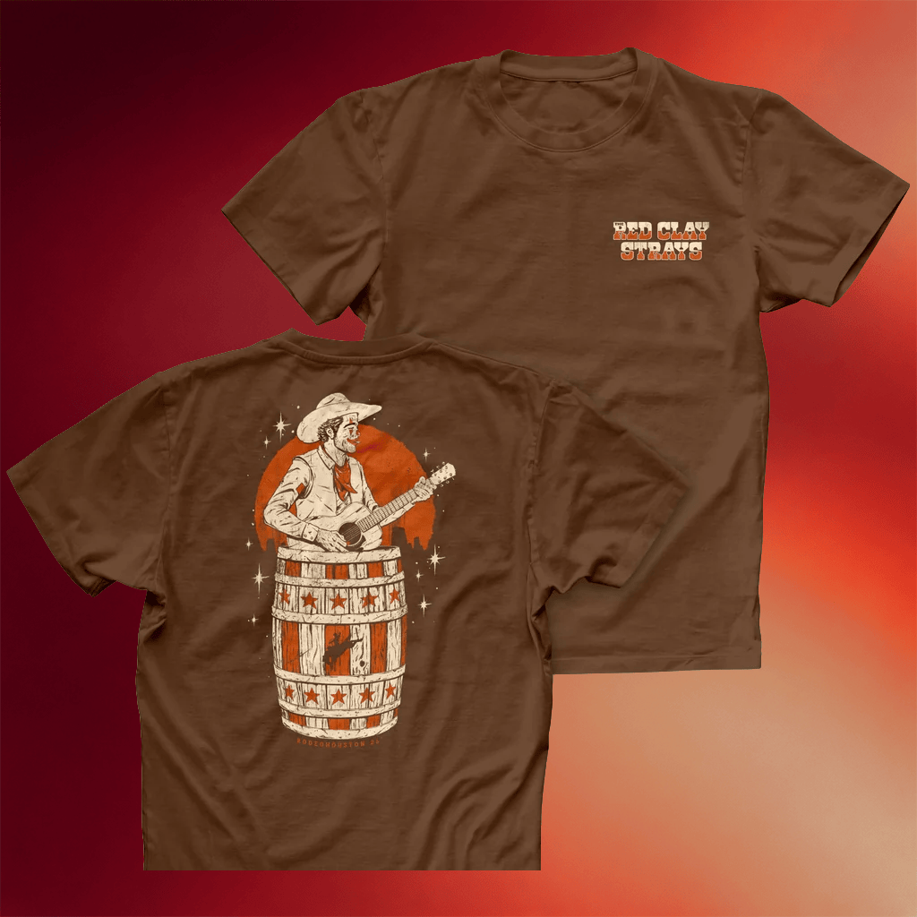Red Clay Strays Merch RCS Tour Houston TX 2026 T-Shirt Gift Ideas For Country Music Fans - Merchluma