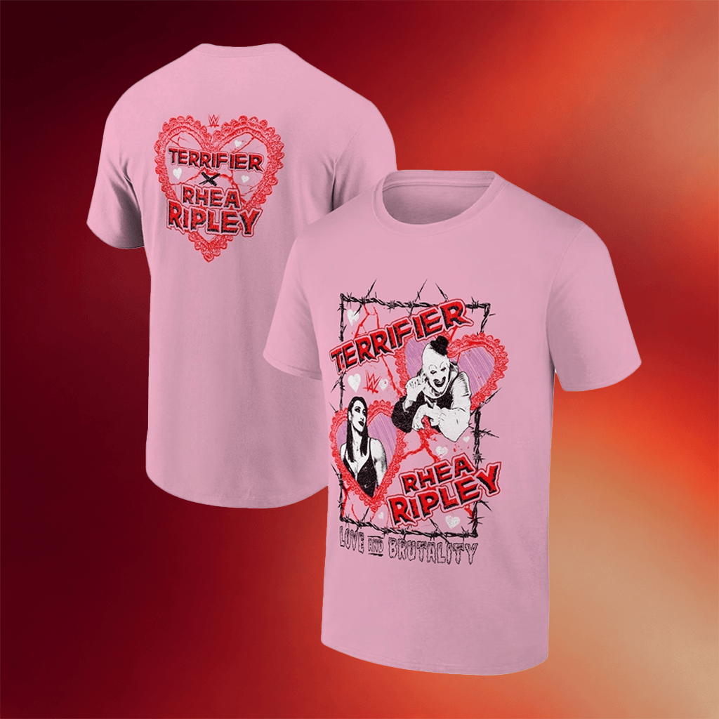 Ripple Junction Pink Rhea Ripley Terrifier Love And Brutality Shirt Birthday Gift Ideas For Her - Merchluma