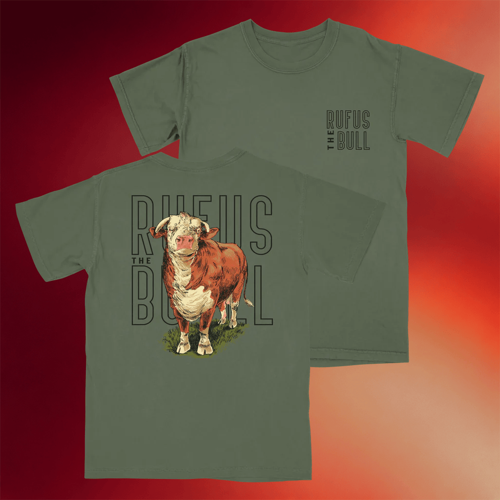 Rufus The Bull Merch 2026 King Of The Pasture Rufus The Bull T-Shirt Good Fathers Day Gifts - Merchluma
