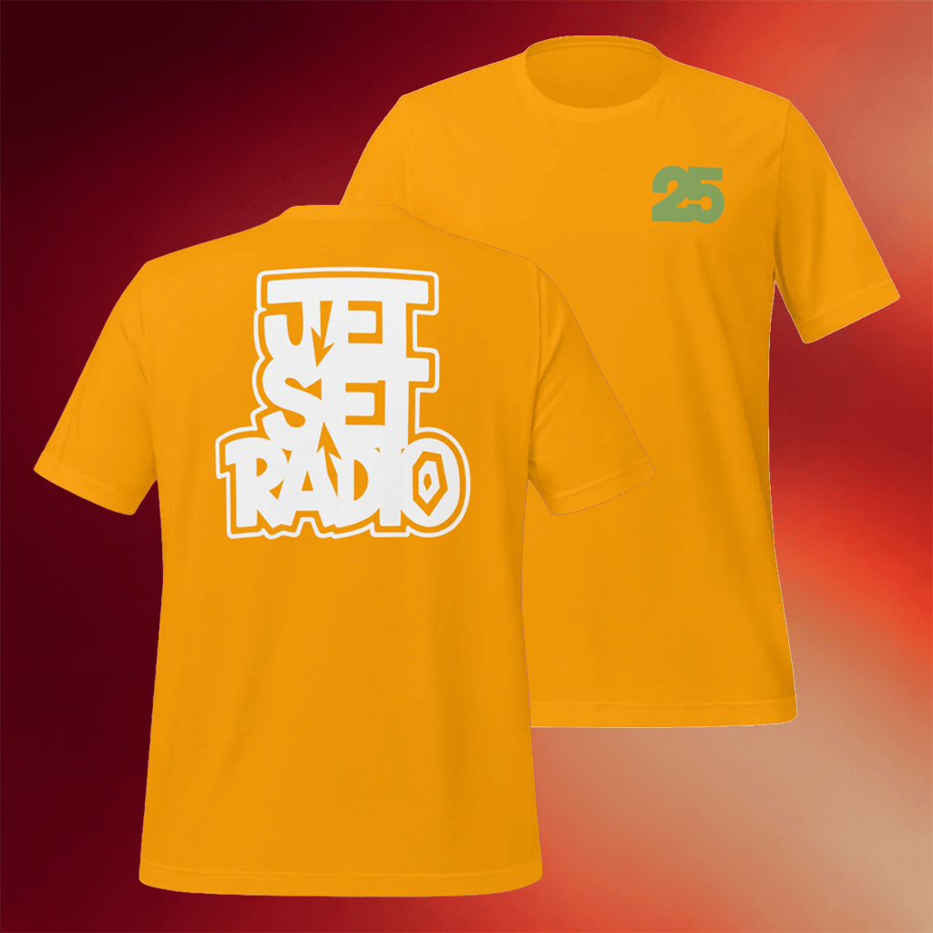 Sega Merch 2026 Jet Set Radio 25th Anniversary Stack T-Shirt Gift Ideas For BFF - Merchluma