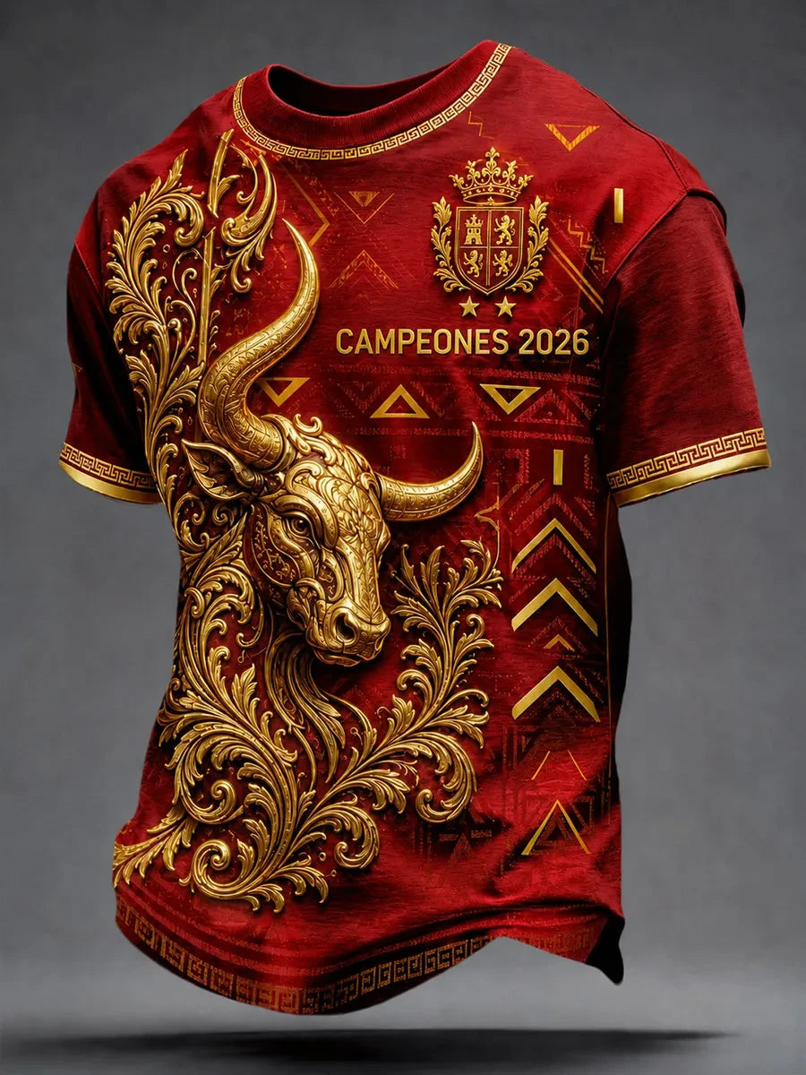 Spain World Cup 2026 Champions Merch Campeones T-Shirt 2-Star Winners Shirt Football Fan Gifts - Merchluma