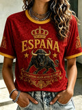 Spain World Cup 2026 Champions Merch Espana Champions Again After 16 Years T-Shirt Women's - Merchluma
