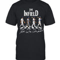 Abbey Road Los Angeles Dodgers The Infield Signature T-Shirt Dodgers Merch Baseball Fan Gifts - Merchluma