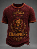 Spain World Cup 2026 Champions Merch Espana Champions Tiger Shirt Football Fan Gear Men's - Merchluma