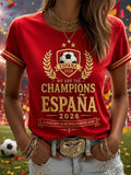 Spain World Cup 2026 Champions Merch We Are Champions Shirt Spain 2-Star FIFA Winners Merch - Merchluma