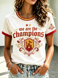 Spain World Cup 2026 Champions Merch We Are The Champions T-Shirt FIFA Winner Shirt Women's - Merchluma