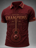 Spain World Cup 2026 Champions Merch Espana Champions Polo Shirt Gift For Football Lovers - Merchluma