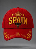 Spain World Cup 2026 Champions Merch Espana WC Winners 2-Star Hat 16 Years Cap Fan Gear Red - Merchluma