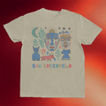 Sam Burchfield Merch Folk Collage T-Shirt Sam Burchfield Shirt Gift Ideas For Music Lovers - Merchluma