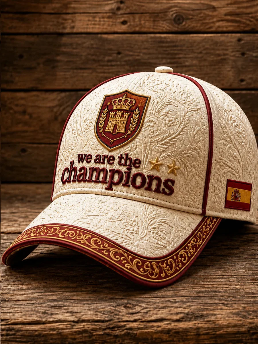 Spain World Cup 2026 Champions Merch We Are The Champions Hat 2-Star Pride Cap Gift For Fans - Merchluma