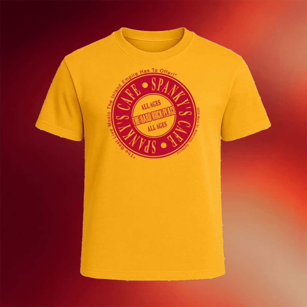 Showcase Theatre Merch Spanky's Yellow Circle Logo T-Shirt Birthday Presents For Boyfriend - Merchluma