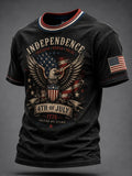 Independence American Flag Eagle T-Shirt 4th Of July 1776 Merch United We Stand Gift - Merchluma