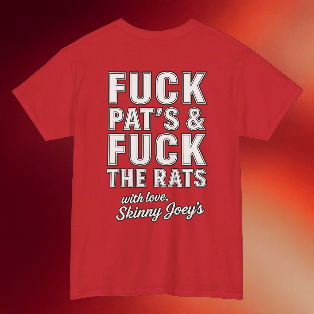 Skinny Joey's Cheeses Merch F Pats And F The Rats T-Shirt Gifts For Dudes - Merchluma