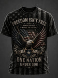 Freedom Isn't Free 1776-2026 T-Shirt One Nation Under God Merch 4th Of July Gift - Merchluma