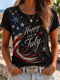 Happy 4th Of July T-Shirt USA 1776 2026 American Merch Wonderful American Liberty Gift - Merchluma