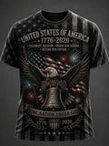 United States Of America Patriotic Eagle T-Shirt One Nation Under God Merch Patriotic Gift - Merchluma