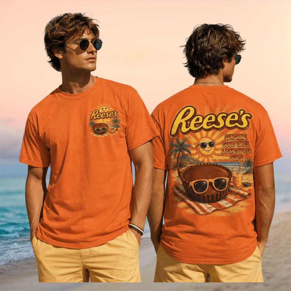 Reese's Sunshine Good Times Peanut Butter Cups Summer Beach Vintage Shirt Gift For Friends - Merchluma