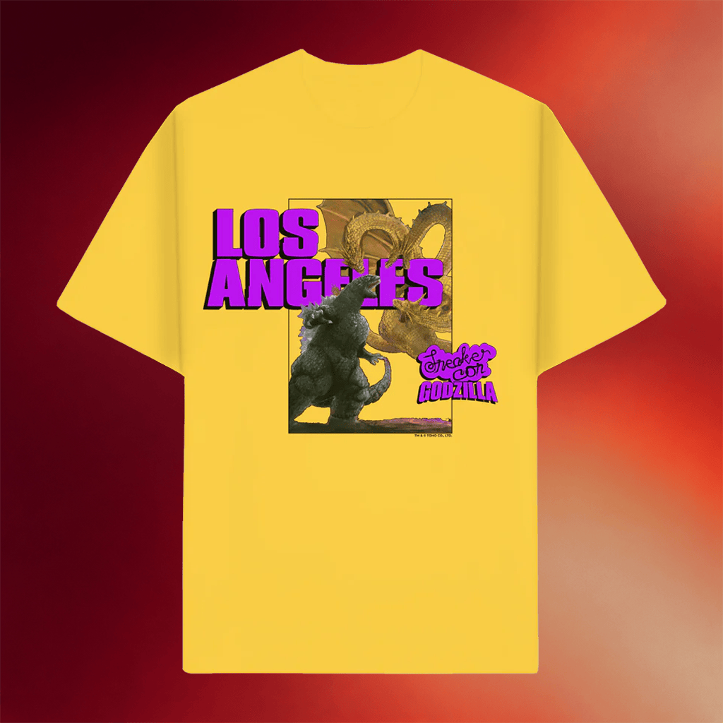 Sneaker Con Merch 2026 LA Godzilla Vs King Ghidorah T-Shirt Unique Gifts For Friends - Merchluma