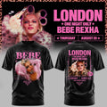 Bebe Rexha Merch 2026 Bebe Rexha London T-Shirt Gifts For People Who Like Music - Merchluma