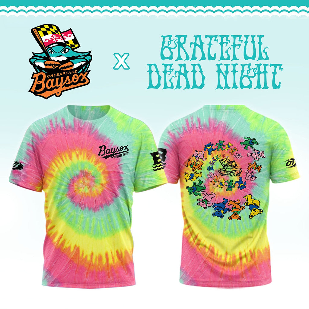 Chesapeake Baysox X Grateful Dead Special Graphic T-Shirt Chesapeake Baysox Merch Fan Gifts - Merchluma