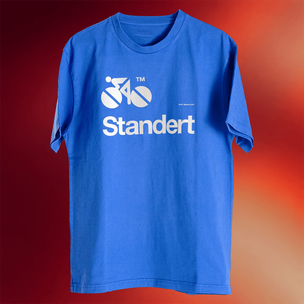 Standert Merch Blue Legacy Logo T-Shirt Standert Bicycles Shirt Gifts For Best Friends - Merchluma