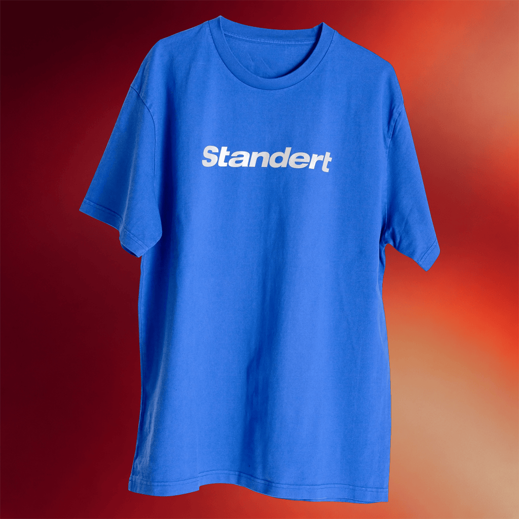 Standert Merch Blue Performance Logo T-Shirt Standert Bicycles Shirt Gifts For Husband - Merchluma