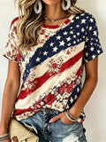 4Th Of July America Flag T-Shirt 4Th Of July Merch Independence Day Patriotic Gift - Merchluma