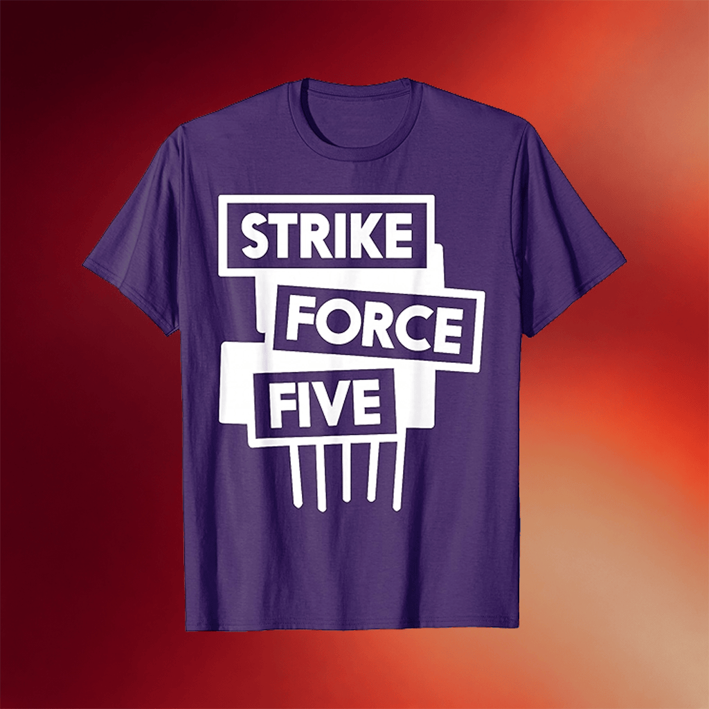 Strike Force Five Merch 2026 Strike Force Five Logo T-Shirt Presents For Podcast Lovers - Merchluma