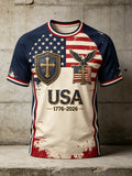 USA 1776-2026 T-Shirt America 250 Years Merch Celebrate Liberty Gift - Merchluma
