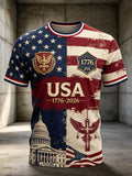 USA 1776-2026 T-Shirt America 250 Years Merch Proud Patriotic Family Gift - Merchluma
