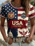 USA 1776-2026 T-Shirt America 250 Years Merch United States Patriotic Gift - Merchluma