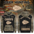 Personalized Kansas City Chiefs Deer Hunting Hoodie 2026 KC Chiefs Merch Gift For Husband - Merchluma