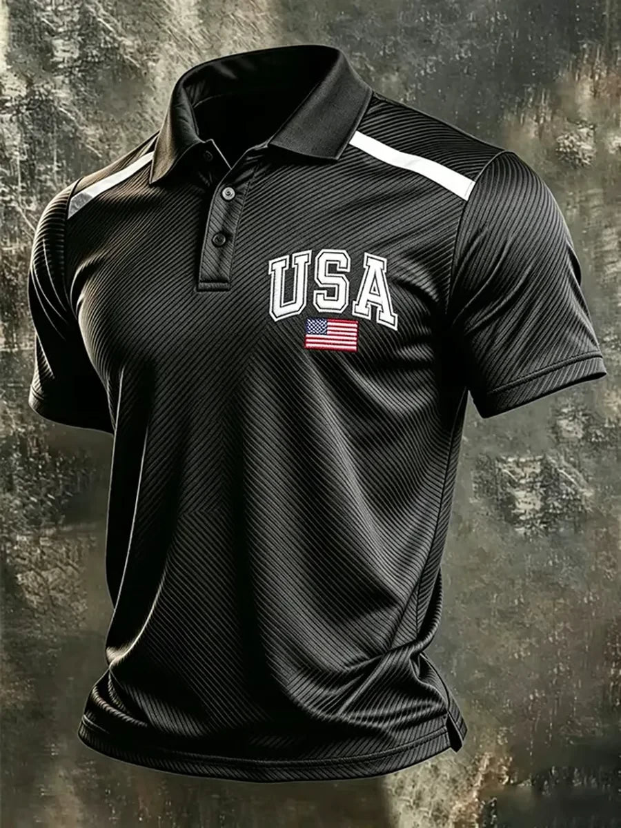 Land Of The Free Polo Shirt Anniversary 1776-2026 Clothes Gifts For Husband - Merchluma