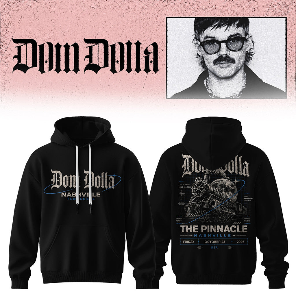 Dom Dolla Merch 2026 Dom Dolla Nashville Hoodie The Pinnacle Hoodie Gift For Music Lovers - Merchluma