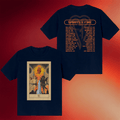 Smashing Pumpkins Merch Spirits On Fire Tour Navy T-Shirt Gifts For Rock Music Lovers - Merchluma