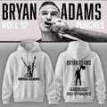 Bryan Adams Merch 2026 Roll With The Punches Tour Hoodie White Music Concert Outfits For Fans - Merchluma