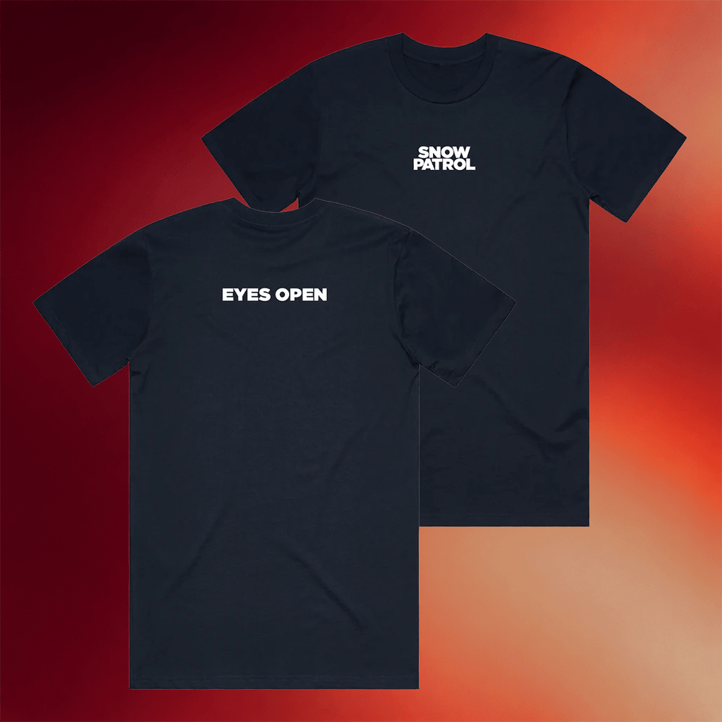Snow Patrol Merch 2026 Eyes Open T-Shirt Snow Patrol Shirt Gifts For Rock Music Lovers - Merchluma