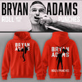 Bryan Adams Merch 2026 Roll With The Punches Tour Hoodie Concert Outfits For Fans - Merchluma