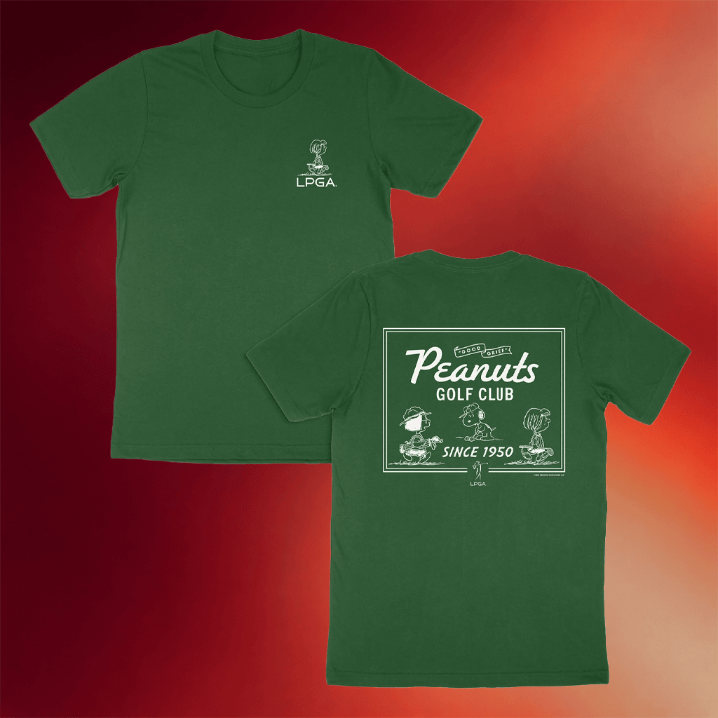Streaker Sports Merch 2026 Peanuts X LPGA Golf Club T-Shirt Gifts For Golfers - Merchluma