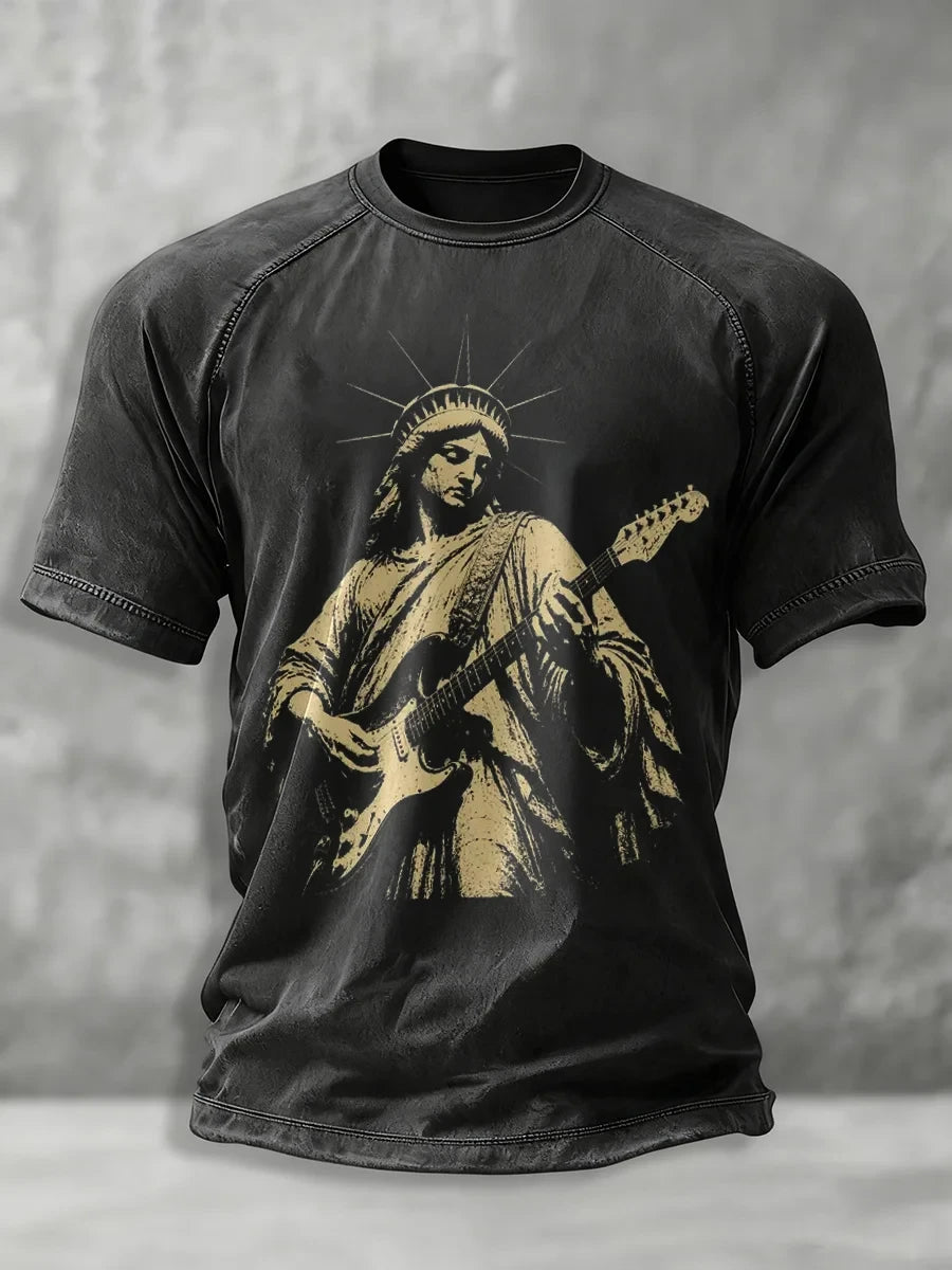 Statue Of Liberty Meme T-Shirt 4th Of July Celebration Merch Gift For Proud Patriots - Merchluma
