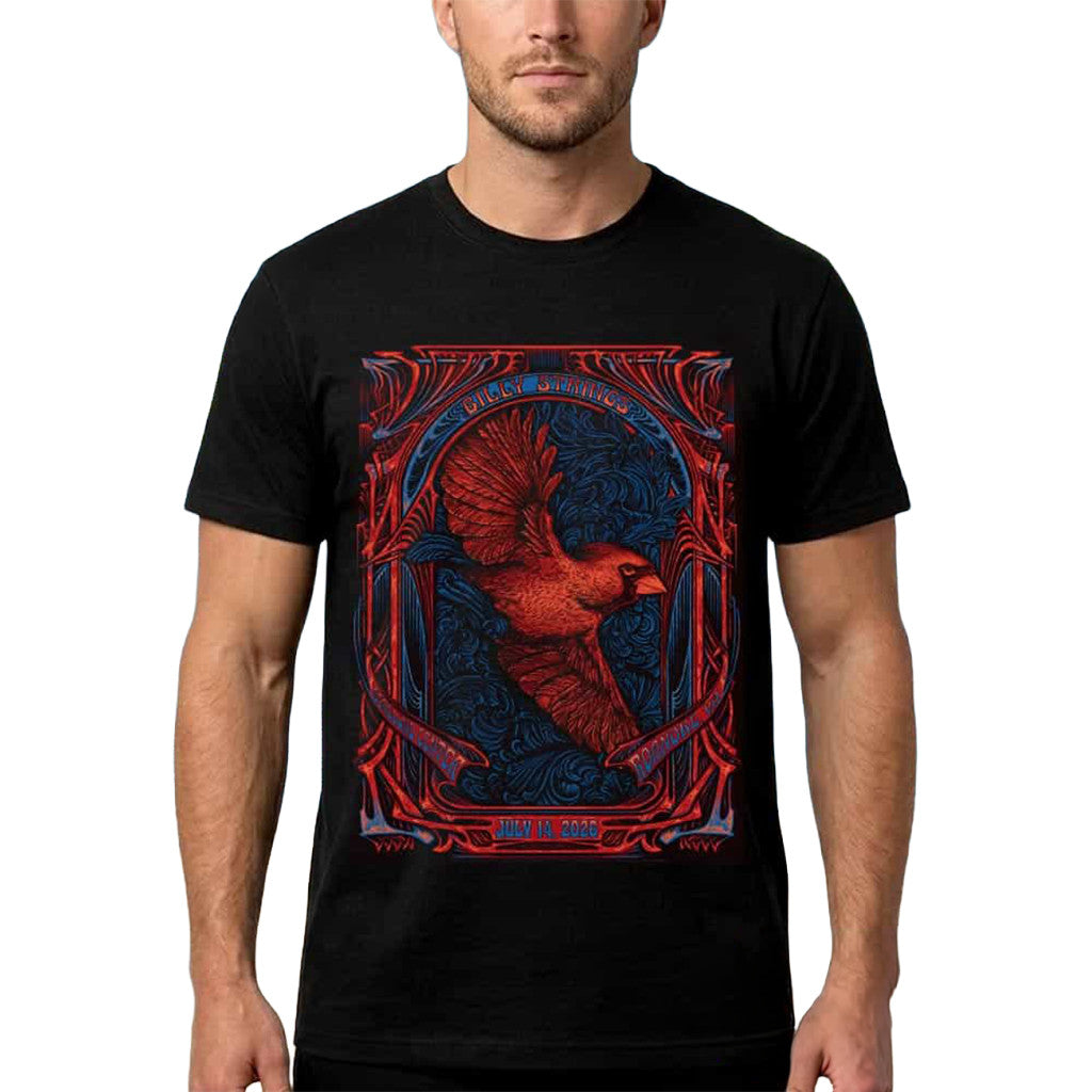 Billy Strings 2026 Venue Poster Show Art By Sadie May Adamy Shirt Billy Strings Merch Fan Gifts - Merchluma