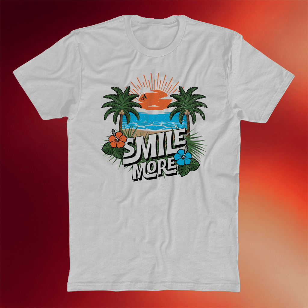 Smile More Merch 2026 Smile More Hawaiian T-Shirt Summer Vacation Outfits Gifts For BFF - Merchluma