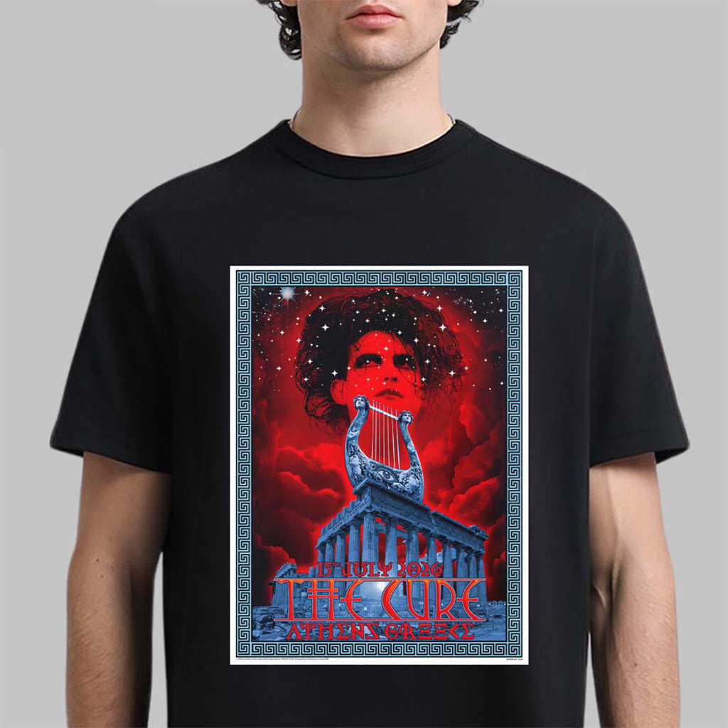 The Cure Athens Greece 2026 Event T-Shirt Live At Ejekt Festival Shirt The Cure Merch Fan Gifts - Merchluma