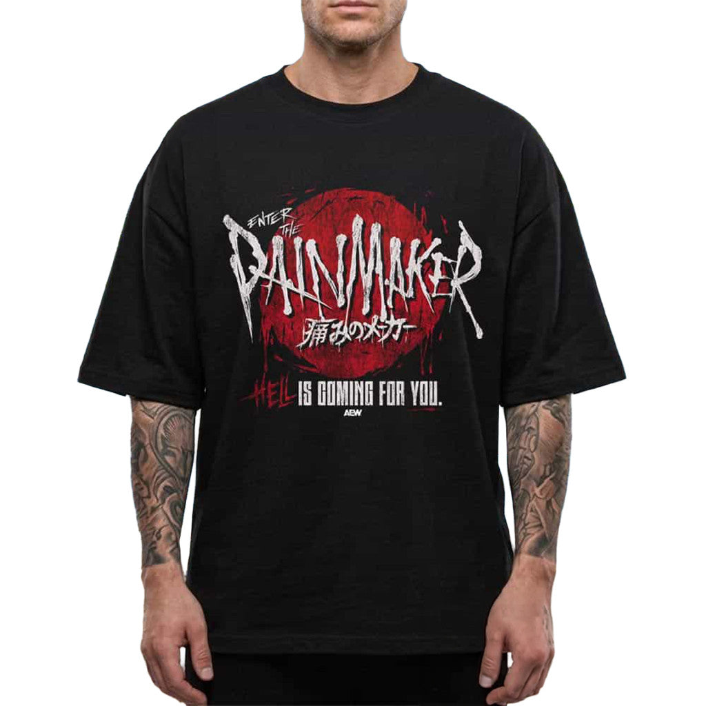 The Painmaker Enter The Painmaker Merch 2026 Hell Is Coming For You T-Shirt AEW Merch Fan Gifts - Merchluma
