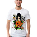 SummerWeen 2026 Collection Cavity Colors Merch Elvira's Creepy Tiki Creepy Carver Shirt White - Merchluma
