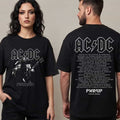 ACDC Pwr Up Tour 2026 Merch Angus and Brian Pwr Up 26 Tour Schedule Tour Dates T-Shirt Fan Gift - Merchluma