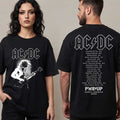 ACDC Pwr Up Tour 2026 Merch Angus Electric North America Cities Tour T-Shirt Rock Fan Gifts - Merchluma
