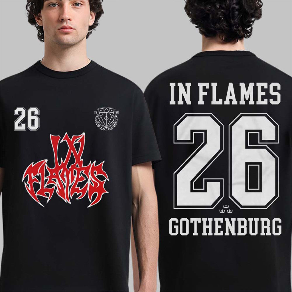 In Flames Summer Tour 2026 Merch Gothenburg T-Shirt In Flames Merch Present For Band Fans - Merchluma
