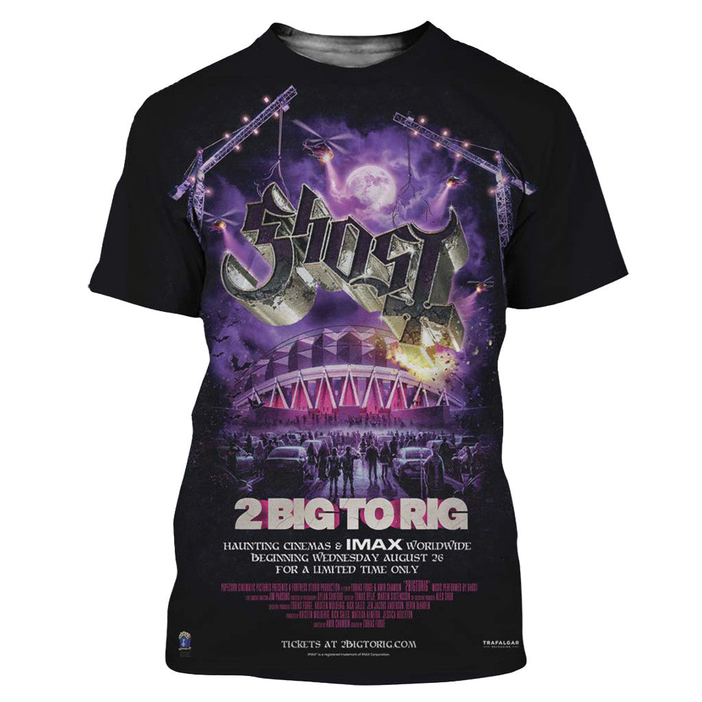 Ghost 2 Big To Rig Movie Merch 2026 Poster T-Shirt Ghost Band Merch Gift For Husband - Merchluma