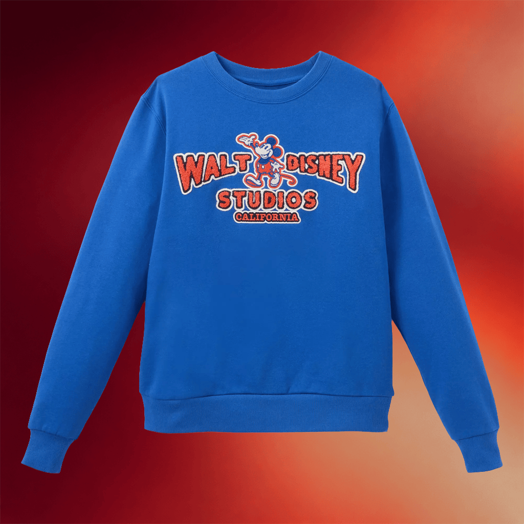 Mickey Mouse Pullover Sweatshirt Walt D Studios California Crewneck Birthday Gift For Friends - Merchluma
